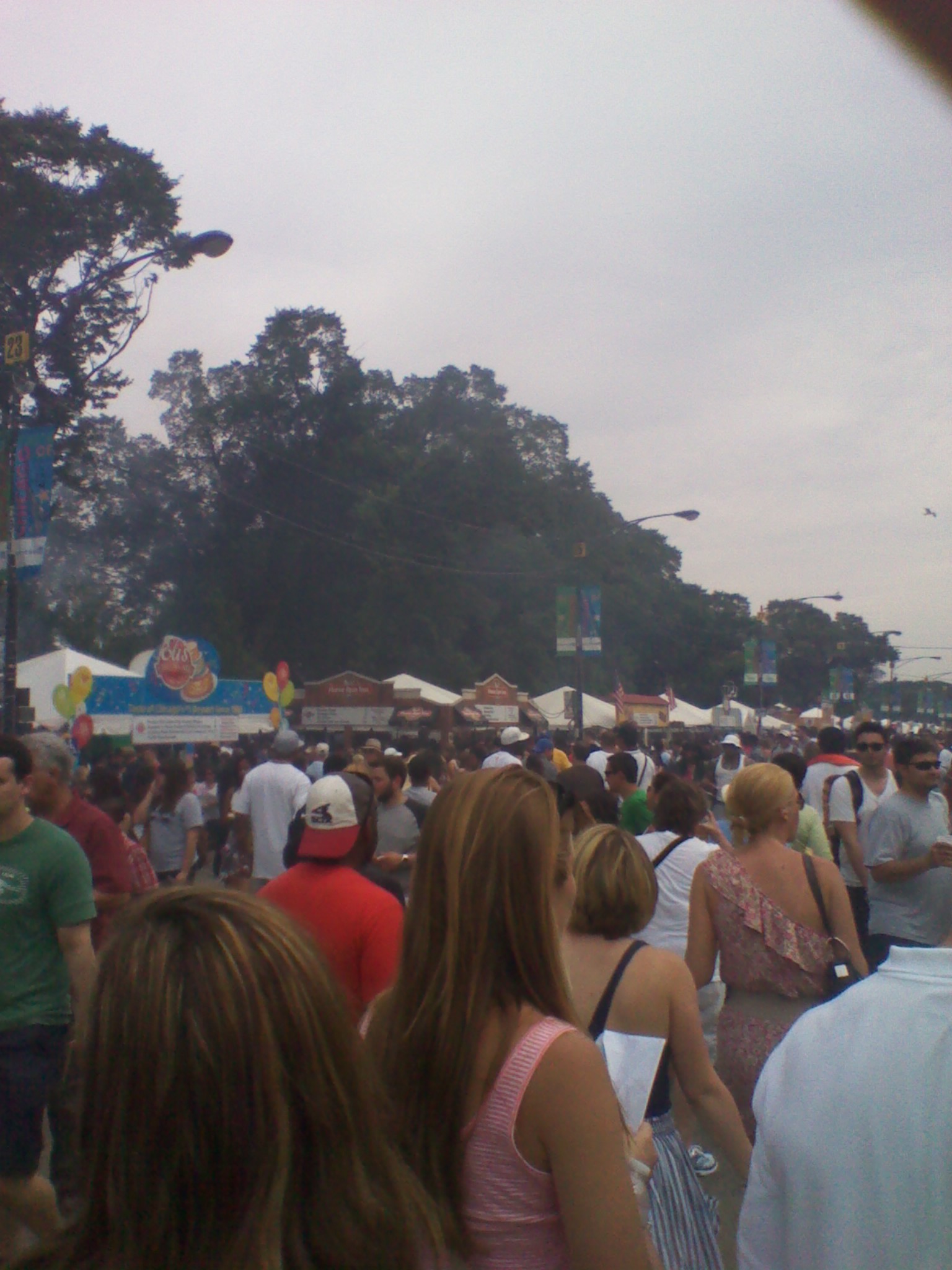 A pretty huge crowd here