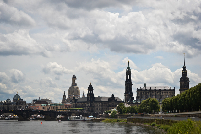 Dresden! We walked in :-)